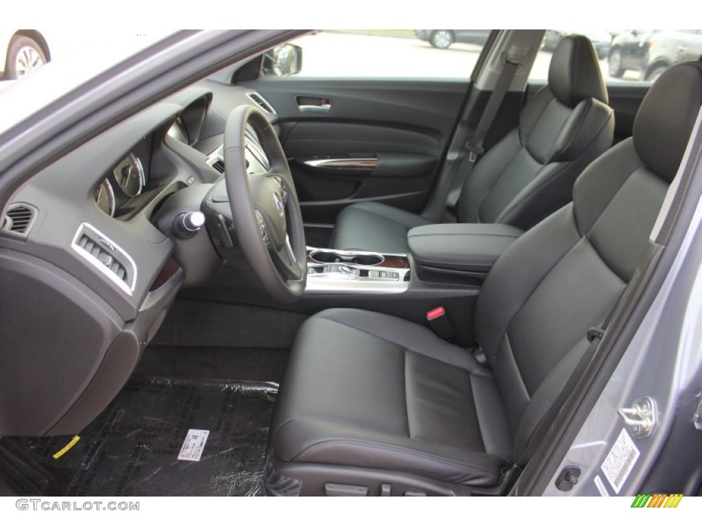 Ebony Interior 2015 Acura TLX 3.5 Technology SH-AWD Photo #99659671
