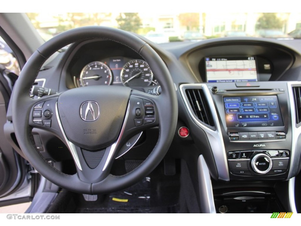 2015 Acura TLX 3.5 Technology SH-AWD Ebony Dashboard Photo #99659998