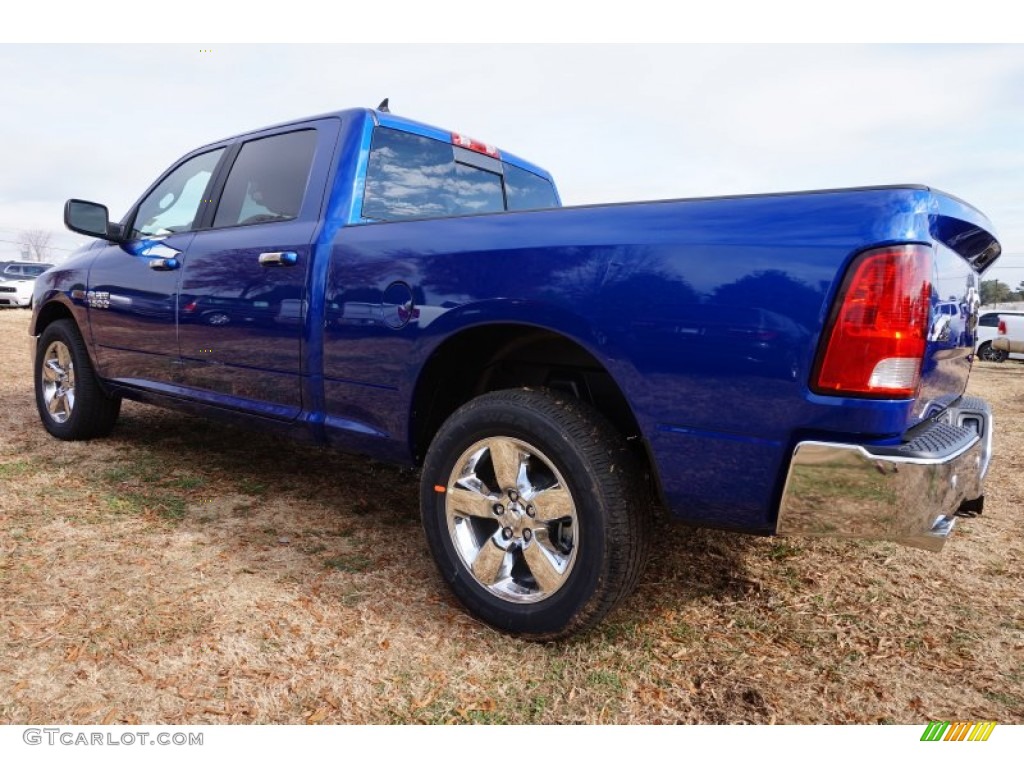 Blue Streak Pearl 2015 Ram 1500 Big Horn Crew Cab 4x4 Exterior Photo #99661576