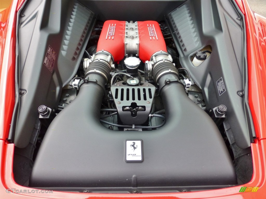 2011 Ferrari 458 Italia Engine Photos
