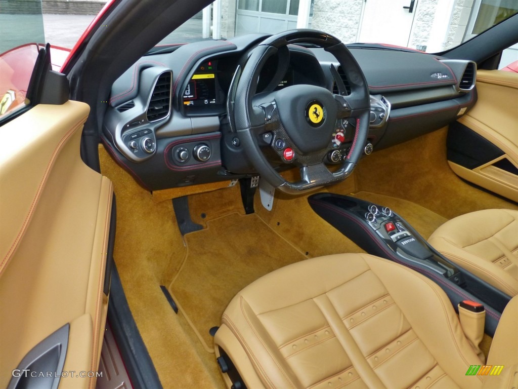 Beige Interior 2011 Ferrari 458 Italia Photo #99669130