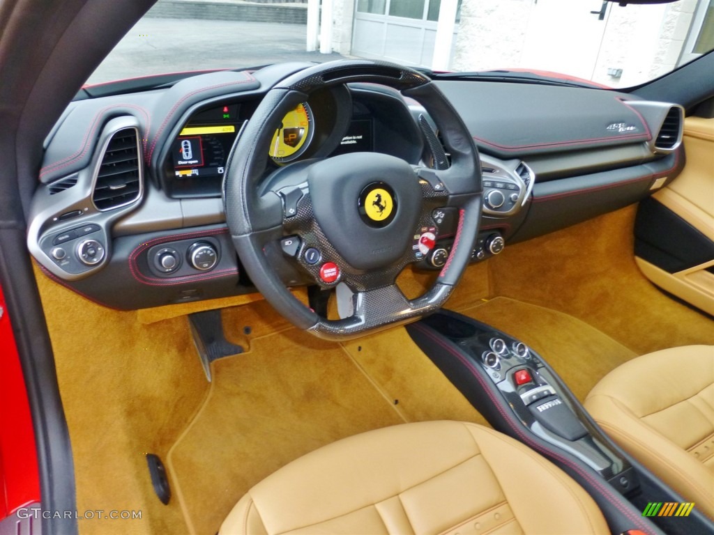 2011 Ferrari 458 Italia Beige Dashboard Photo #99669169