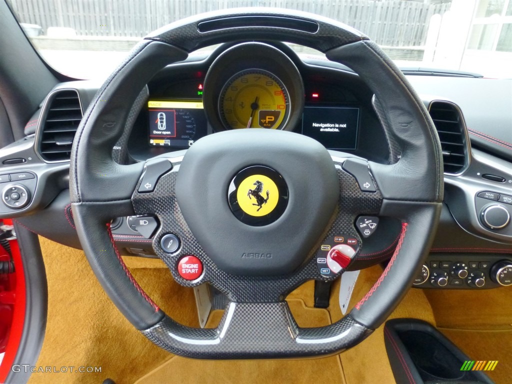 2011 Ferrari 458 Italia Beige Steering Wheel Photo #99669184
