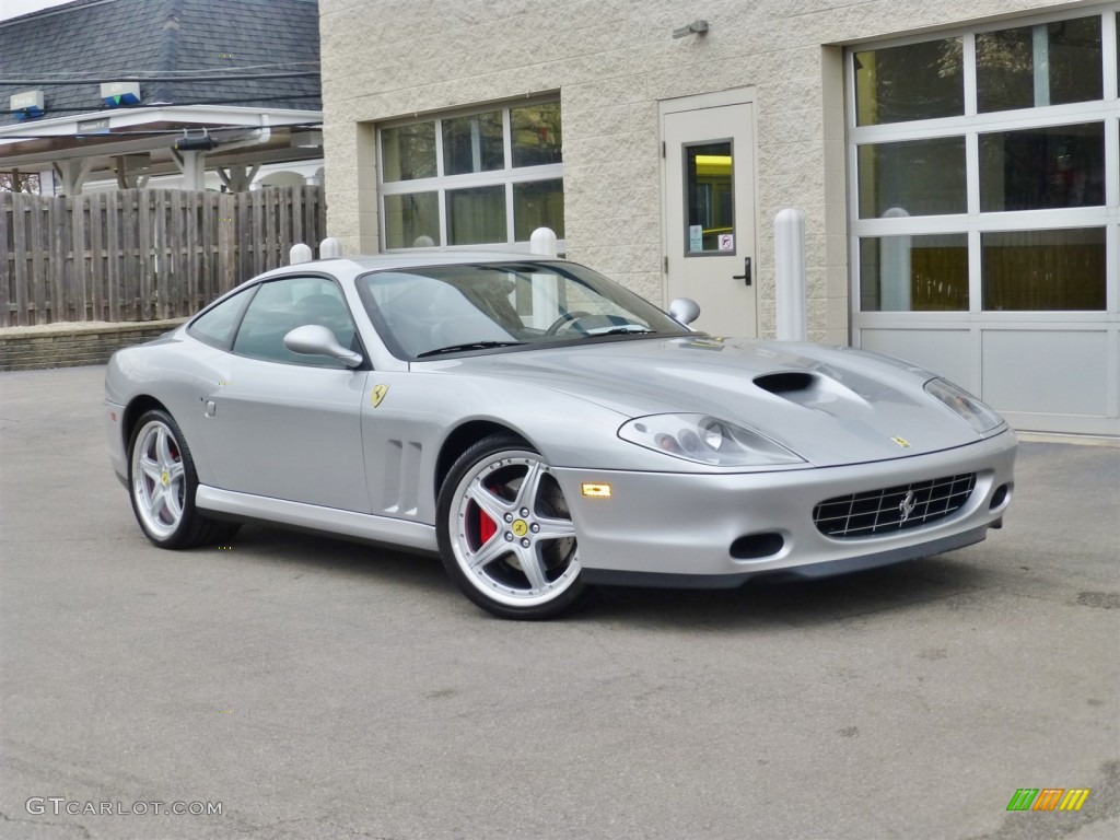 2004 575M Maranello F1 - Silver / Charcoal photo #1