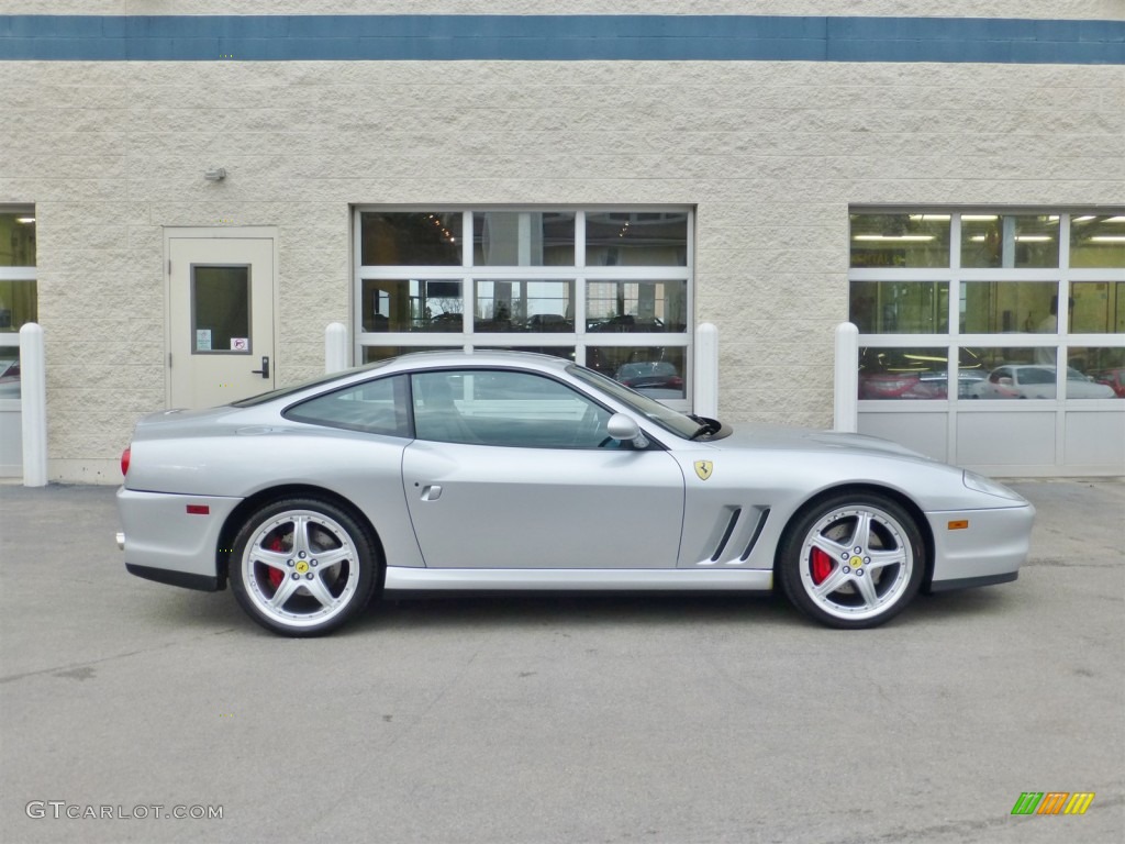 Silver 2004 Ferrari 575M Maranello F1 Exterior Photo #99669532