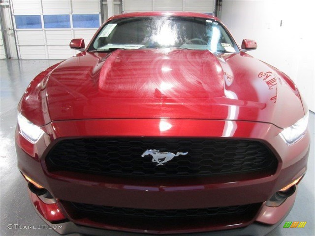 2015 Mustang EcoBoost Coupe - Ruby Red Metallic / Ebony photo #2