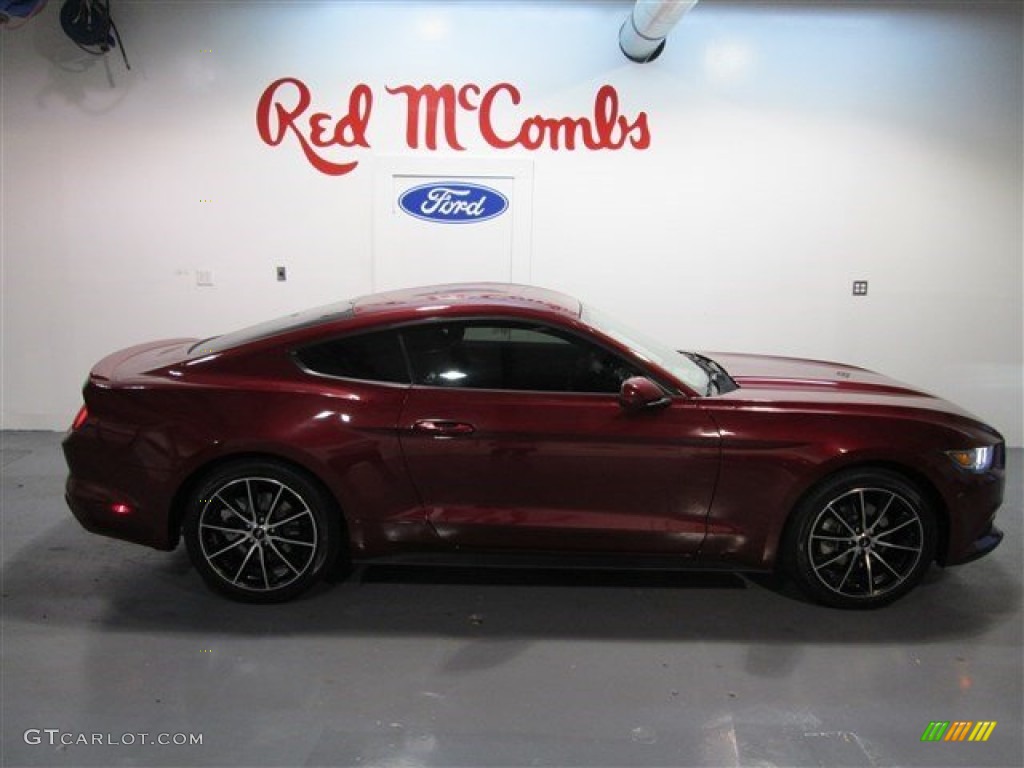 2015 Mustang EcoBoost Coupe - Ruby Red Metallic / Ebony photo #7