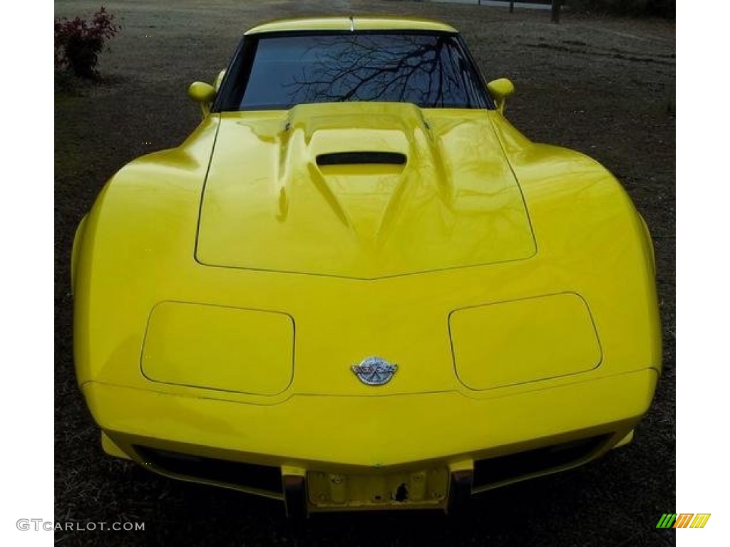 1978 Corvette Coupe - Corvette Yellow / Black photo #1
