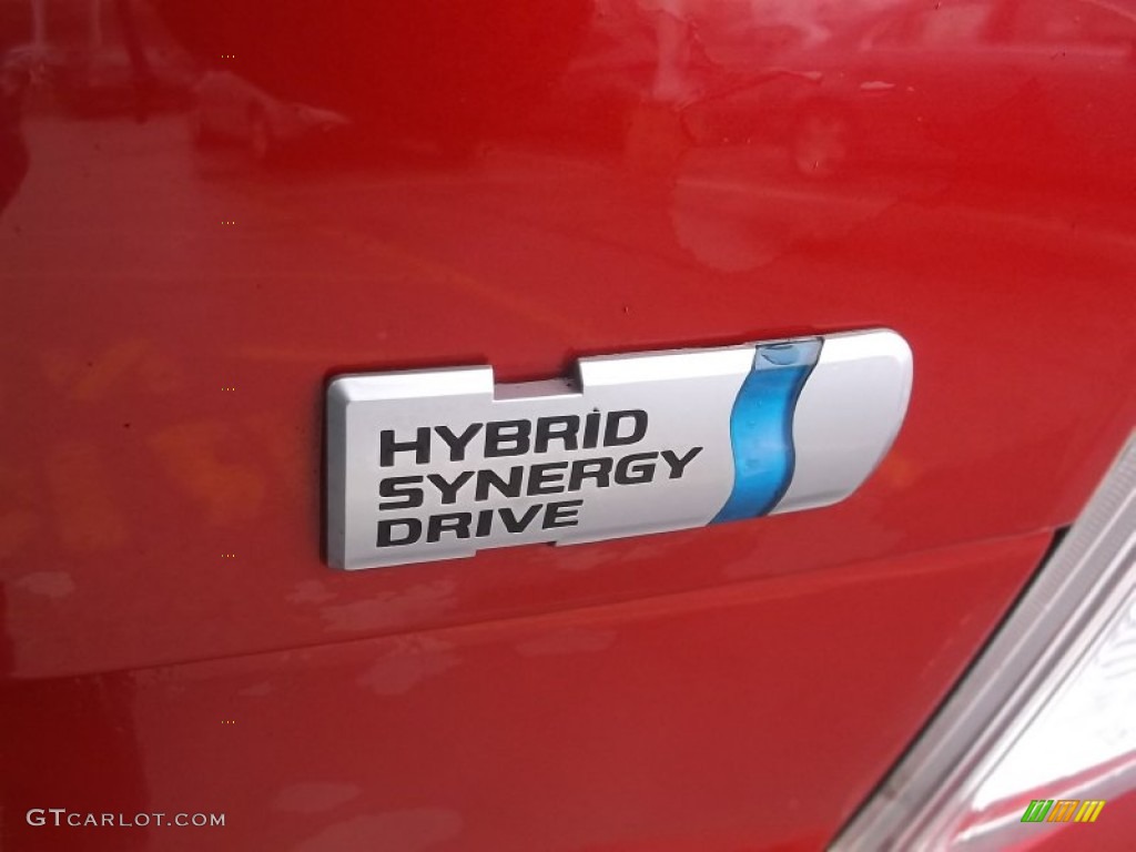 2010 Prius Hybrid IV - Barcelona Red Metallic / Bisque photo #9