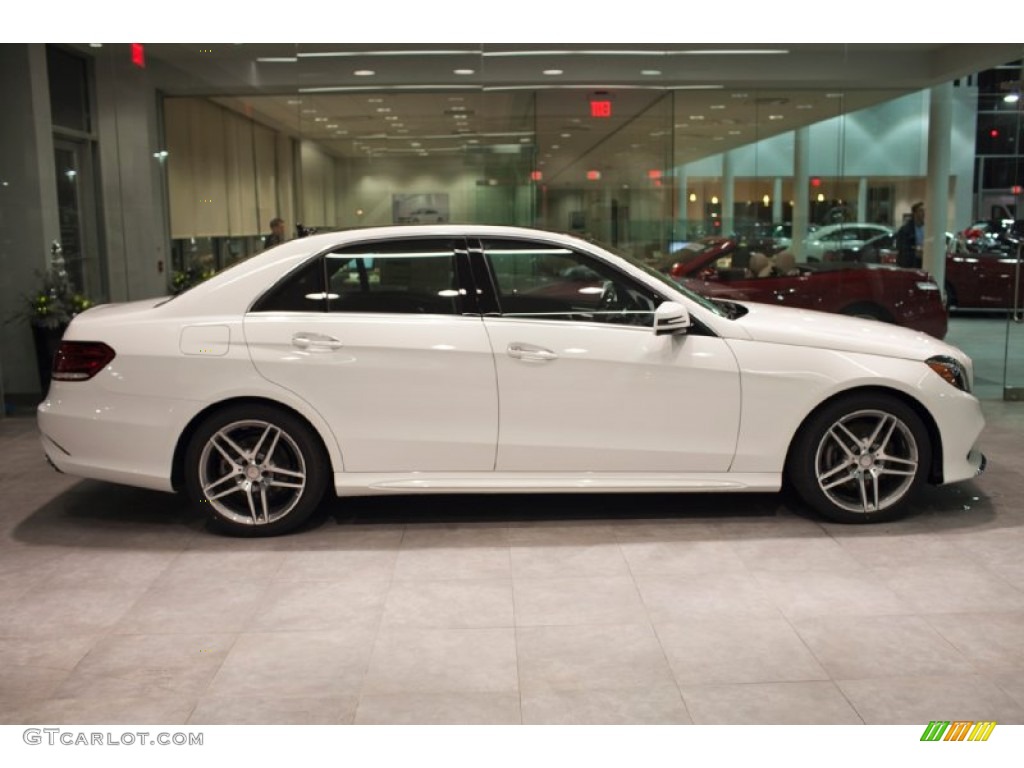 2015 E 350 4Matic Sedan - Polar White / Chestnut Brown/Black photo #3
