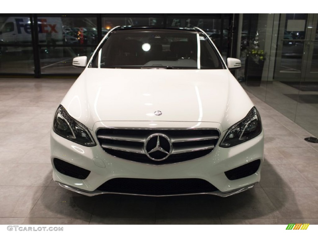 2015 E 350 4Matic Sedan - Polar White / Chestnut Brown/Black photo #6