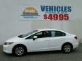 Taffeta White - Civic LX Sedan Photo No. 5
