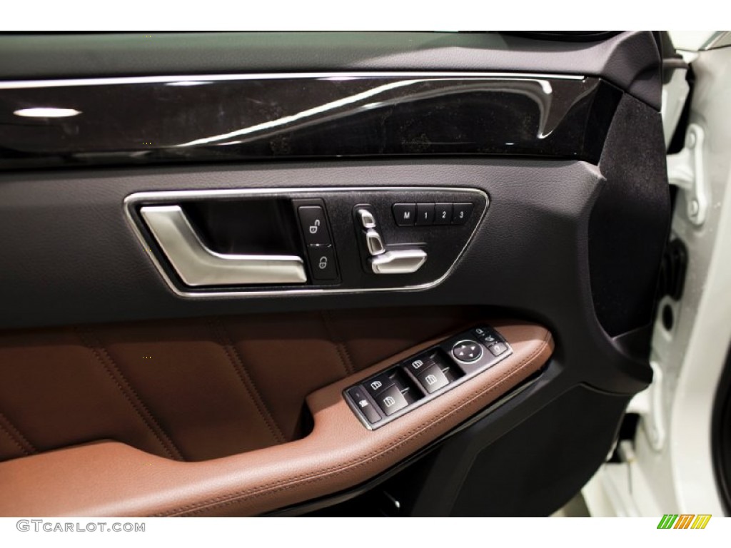 2015 E 350 4Matic Sedan - Polar White / Chestnut Brown/Black photo #11