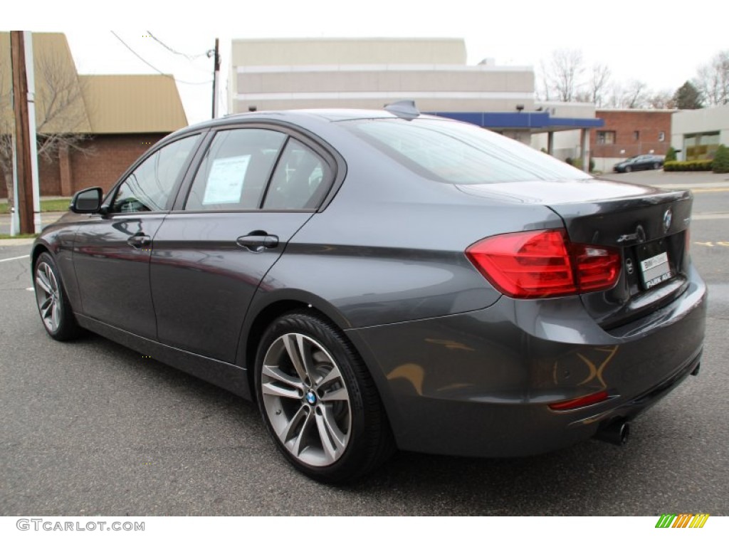 2014 3 Series 335i xDrive Sedan - Mineral Grey Metallic / Coral Red/Black photo #5