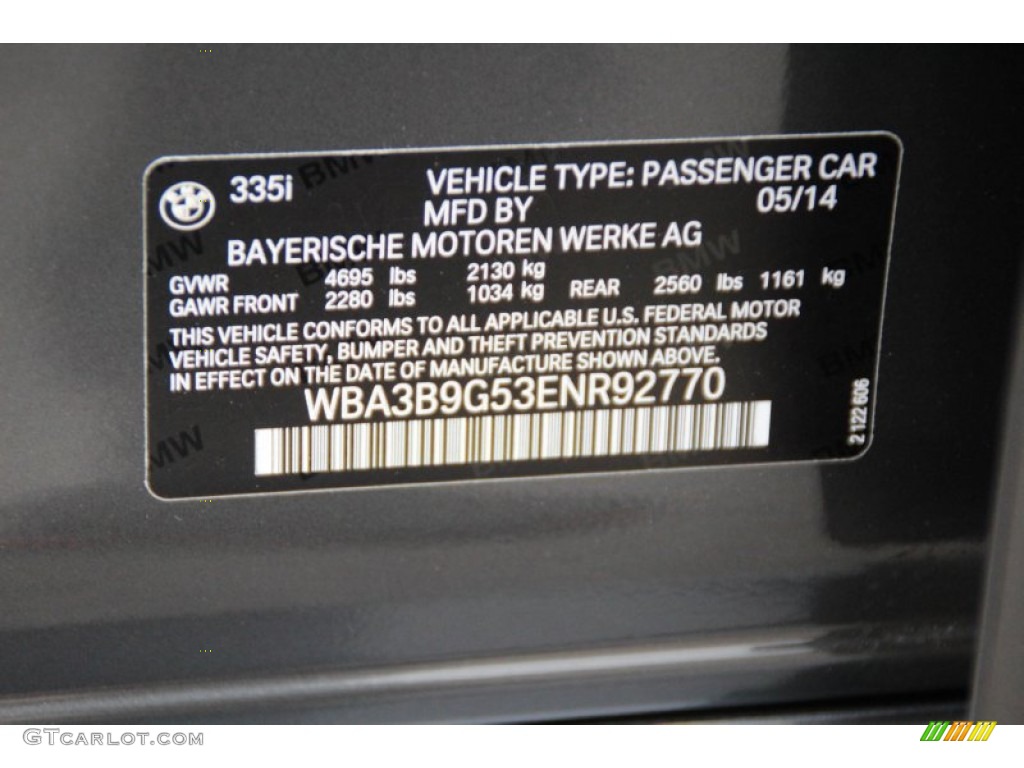 2014 3 Series 335i xDrive Sedan - Mineral Grey Metallic / Coral Red/Black photo #35