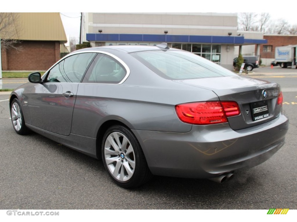 2011 3 Series 328i xDrive Coupe - Space Gray Metallic / Saddle Brown Dakota Leather photo #5