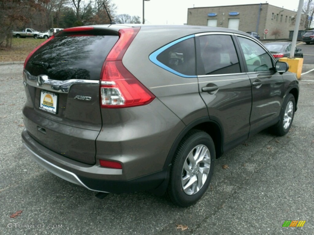 2015 CR-V EX AWD - Urban Titanium Metallic / Black photo #2