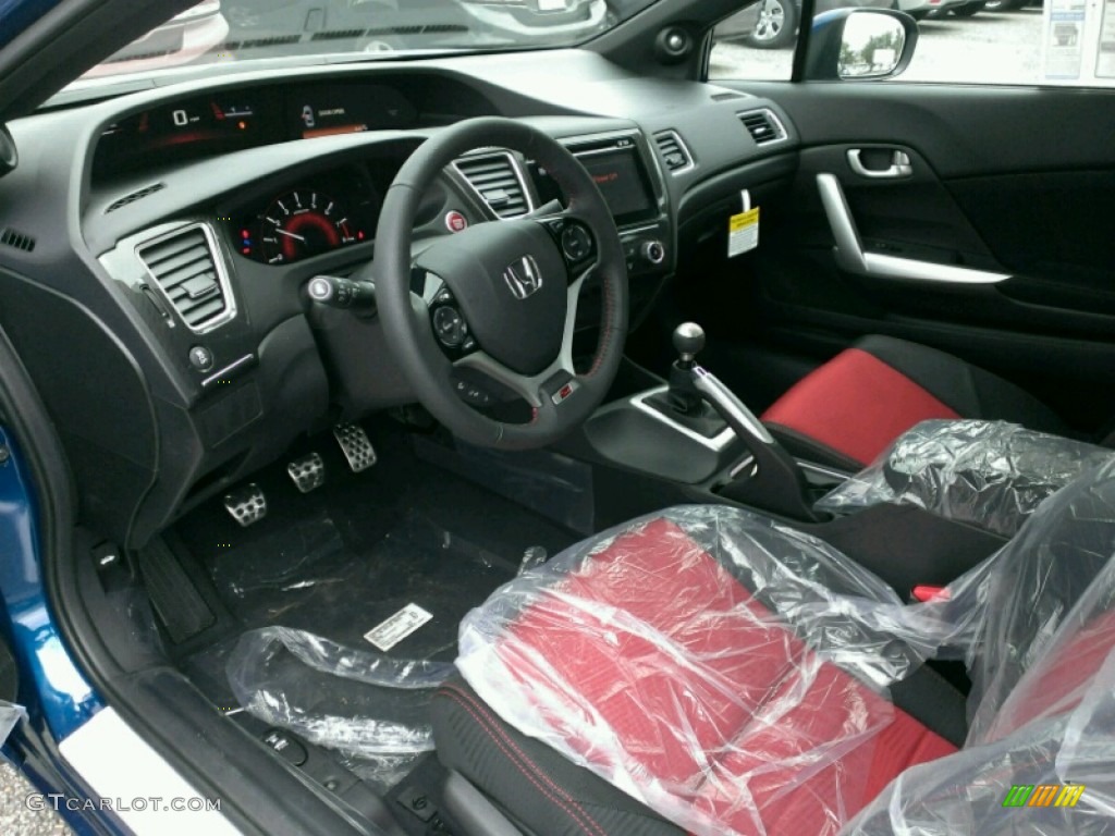 Si Black Red Interior 2015 Honda Civic Si Coupe Photo