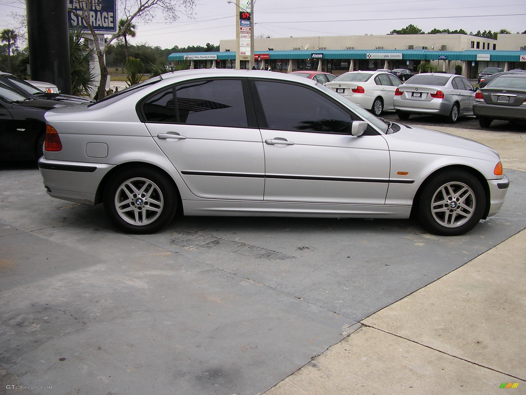 2000 3 Series 323i Sedan - Titanium Silver Metallic / Black Leather photo #5