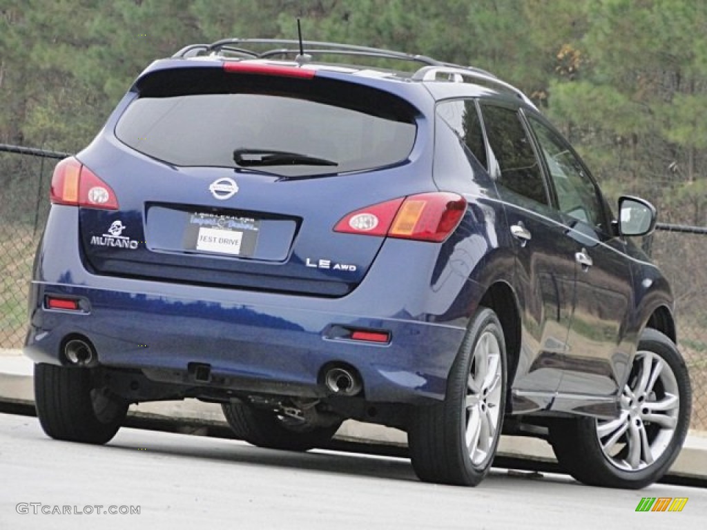 2009 Murano LE AWD - Deep Sapphire Metallic / Beige photo #32