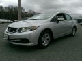 2015 Alabaster Silver Metallic Honda Civic LX Sedan  photo #1