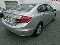 2015 Alabaster Silver Metallic Honda Civic LX Sedan  photo #2