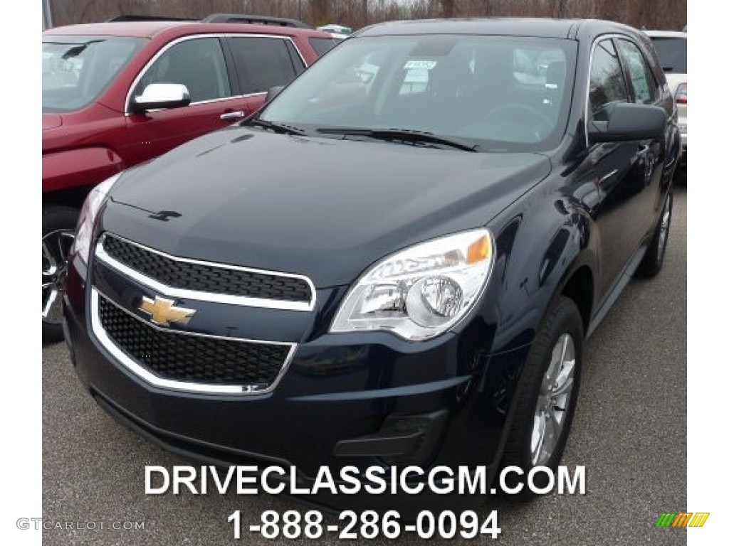 2015 Equinox LS - Blue Velvet Metallic / Jet Black photo #1