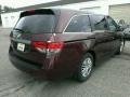 2015 Dark Cherry Pearl Honda Odyssey LX  photo #2