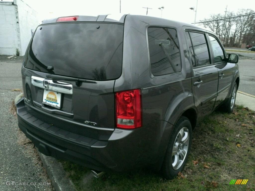 2015 Pilot EX-L 4WD - Modern Steel Metallic / Black photo #2