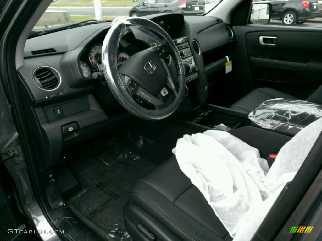 2015 Pilot EX-L 4WD - Modern Steel Metallic / Black photo #3