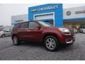 2015 Crimson Red Tincoat GMC Acadia SLT  photo #1