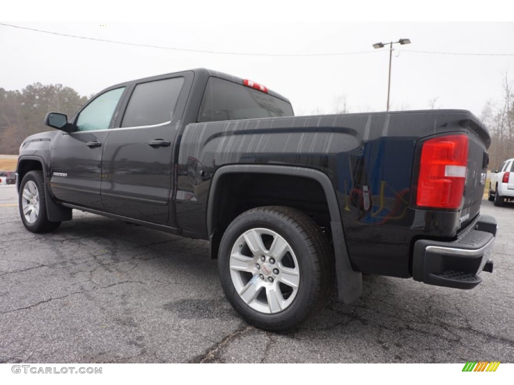 Onyx Black 2015 GMC Sierra 1500 SLE Crew Cab Exterior Photo #99685400