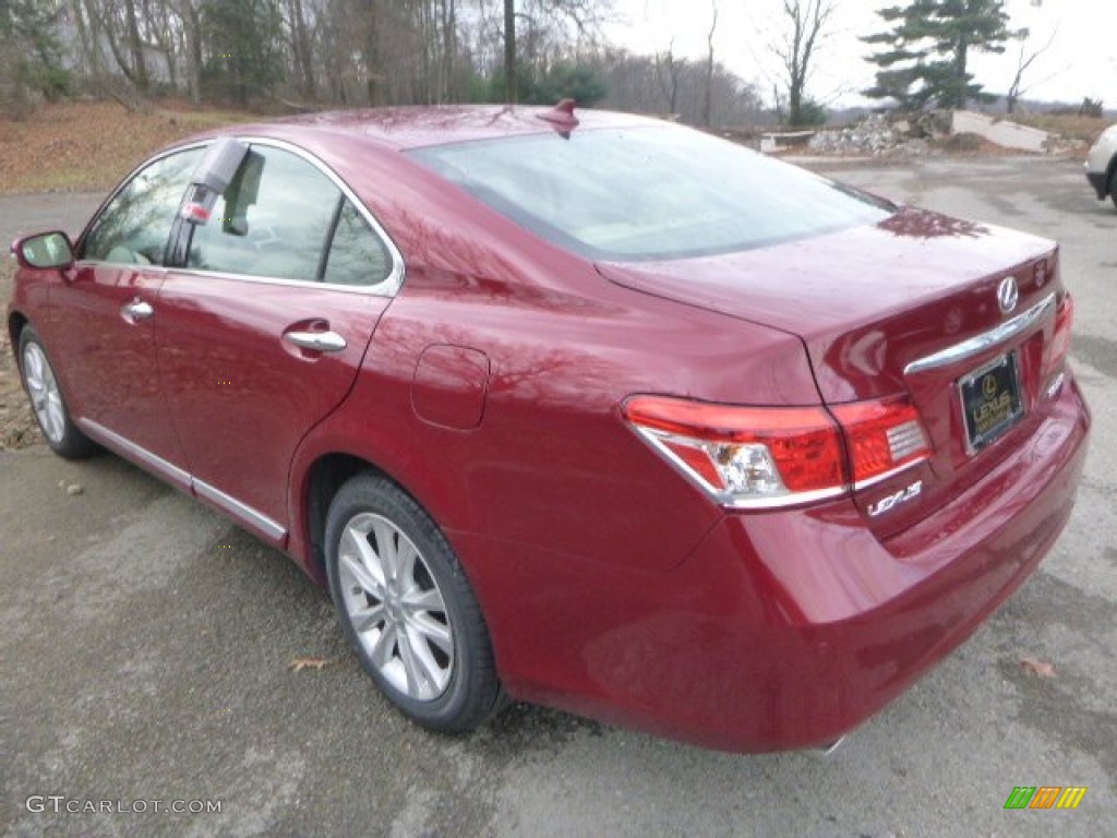 2010 ES 350 - Matador Red Mica / Parchment photo #3