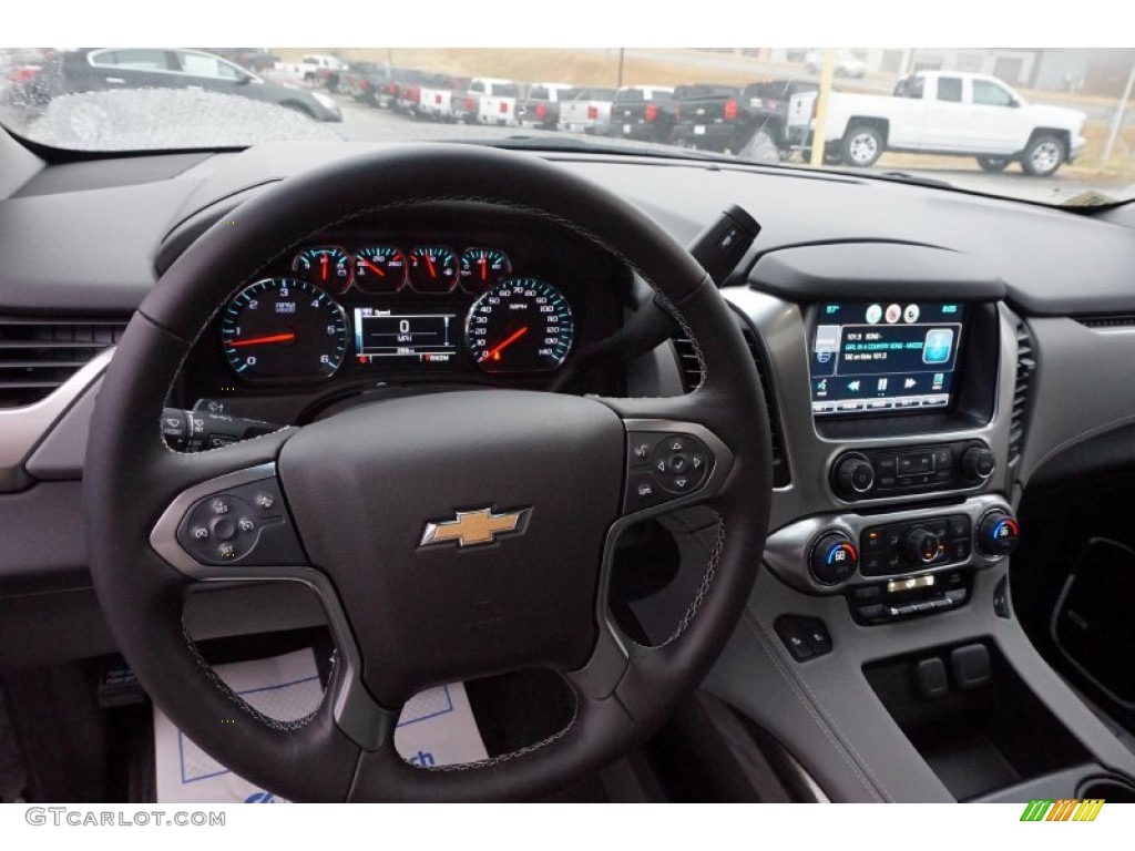 2015 Chevrolet Tahoe LT Jet Black/Dark Ash Dashboard Photo #99685934