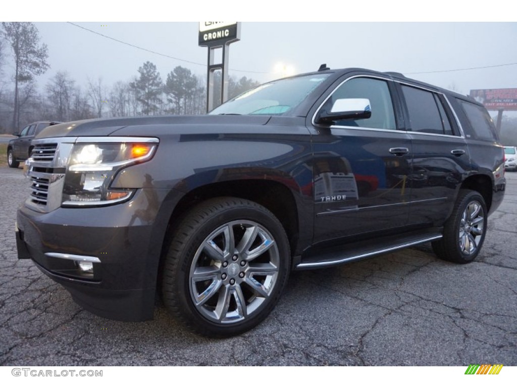 2015 Tahoe LTZ - Tungsten Metallic / Cocoa/Dune photo #3