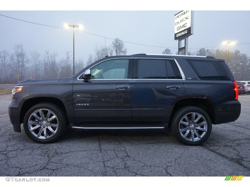 2015 Tahoe LTZ - Tungsten Metallic / Cocoa/Dune photo #4