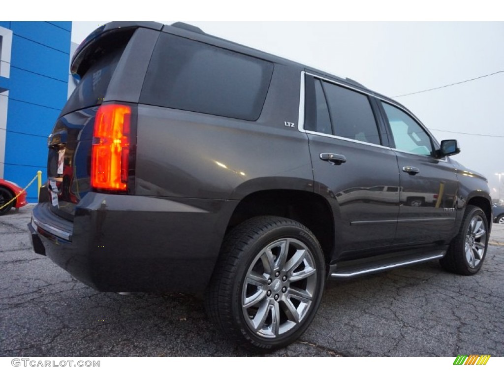 2015 Tahoe LTZ - Tungsten Metallic / Cocoa/Dune photo #7