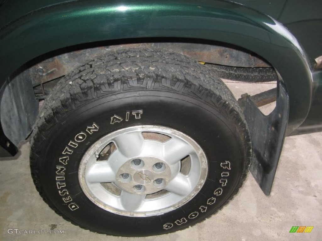 2002 S10 LS Crew Cab 4x4 - Forest Green Metallic / Graphite photo #19