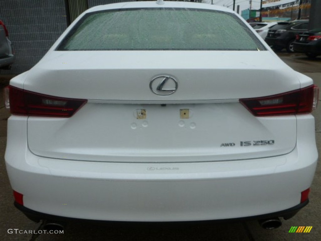 2014 IS 250 AWD - Ultra White / Parchment photo #10