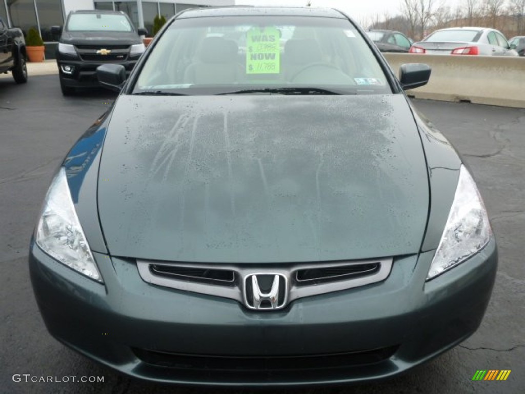 2004 Accord EX V6 Sedan - Deep Green Pearl / Ivory photo #9