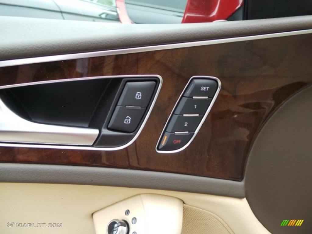 2015 A6 3.0T Prestige quattro Sedan - Garnet Red Pearl / Velvet Beige photo #8