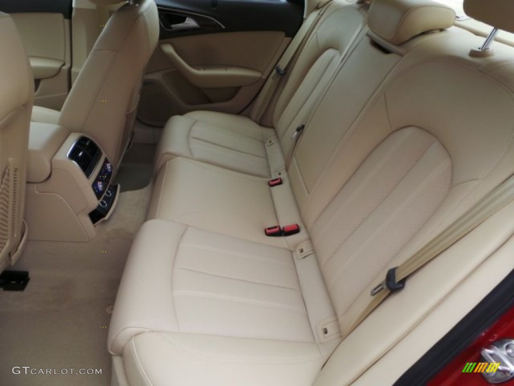 2015 A6 3.0T Prestige quattro Sedan - Garnet Red Pearl / Velvet Beige photo #23