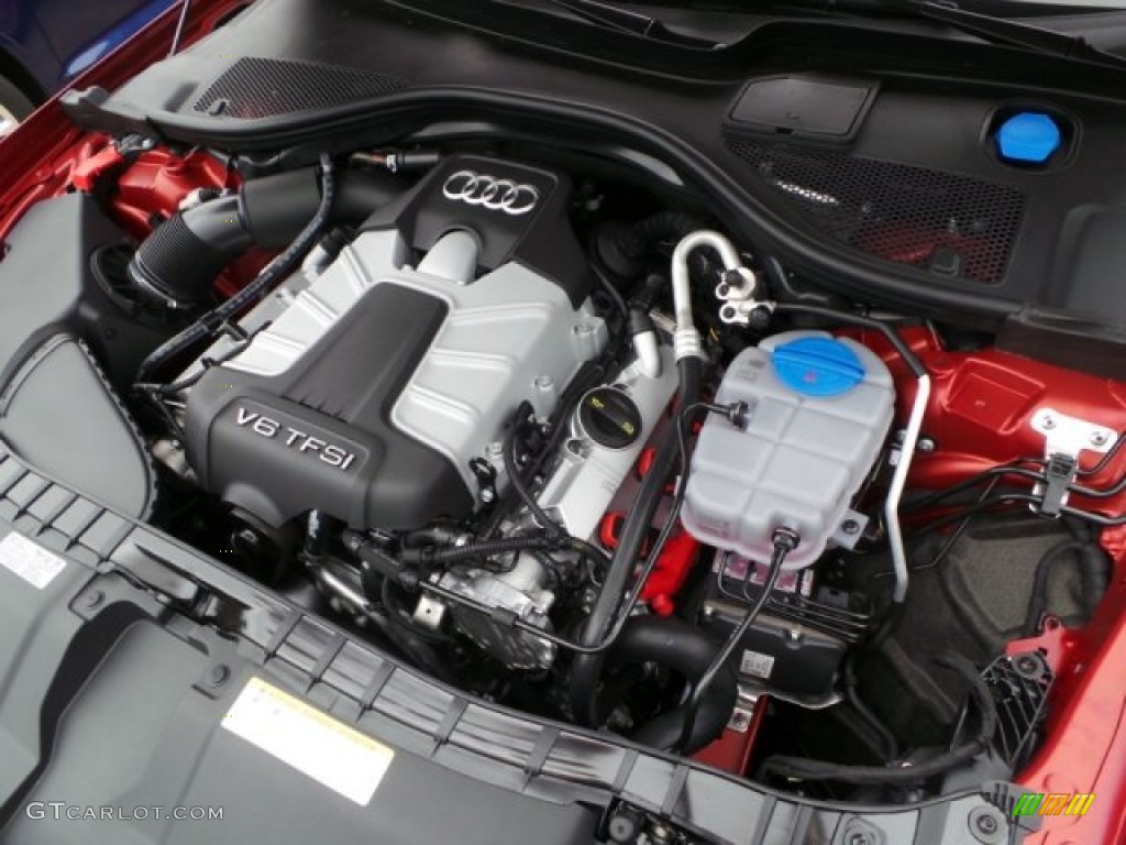 2015 A6 3.0T Prestige quattro Sedan - Garnet Red Pearl / Velvet Beige photo #28
