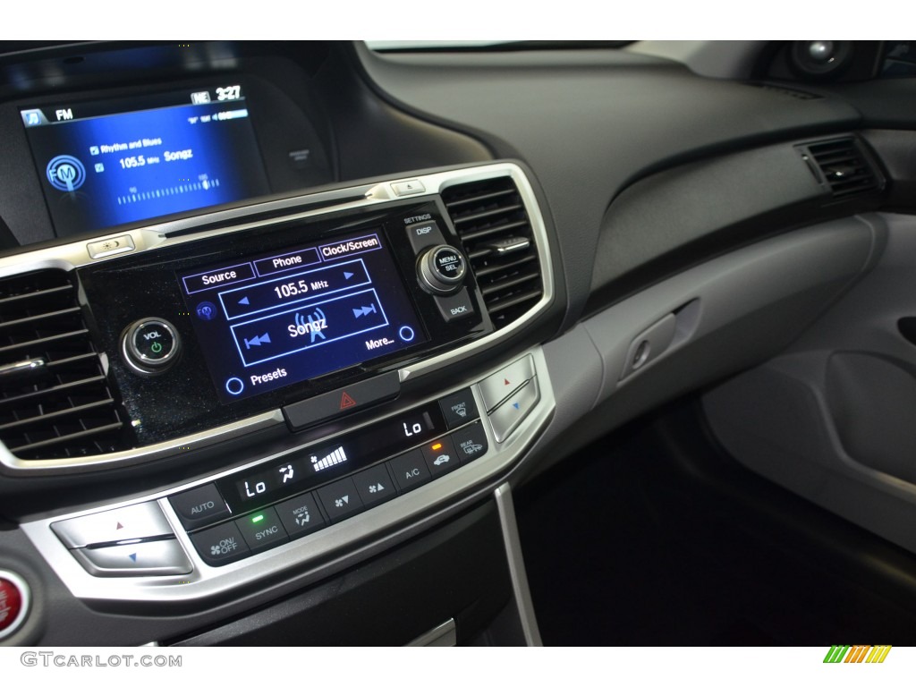 2015 Accord EX-L Sedan - Obsidian Blue Pearl / Gray photo #13