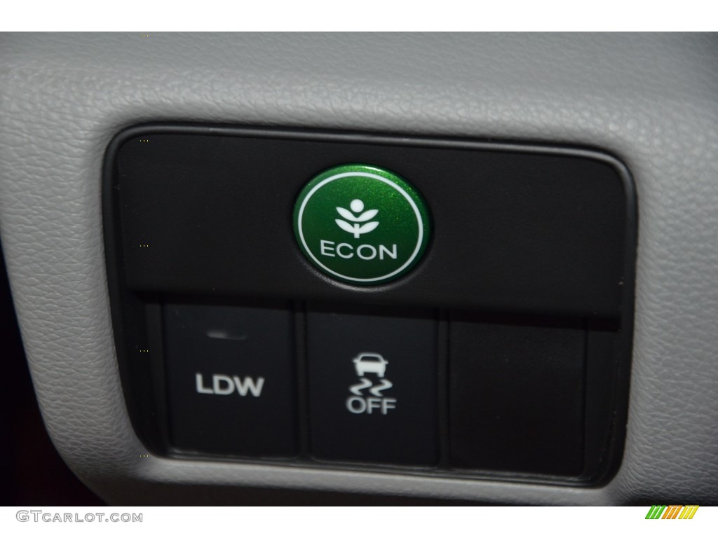 2015 Accord EX-L Sedan - Obsidian Blue Pearl / Gray photo #19
