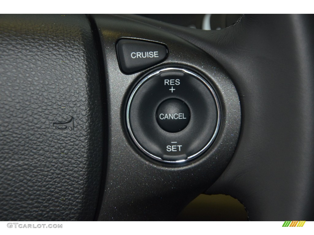 2015 Accord EX-L Sedan - Obsidian Blue Pearl / Gray photo #21