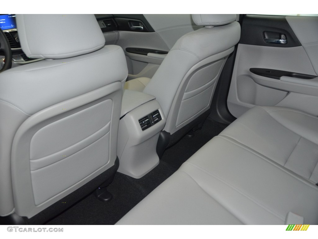 2015 Accord EX-L Sedan - Obsidian Blue Pearl / Gray photo #23