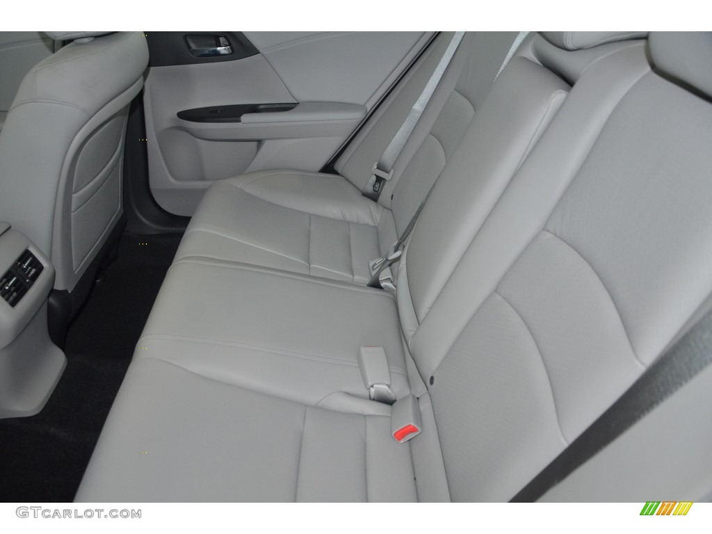 2015 Accord EX-L Sedan - Obsidian Blue Pearl / Gray photo #24