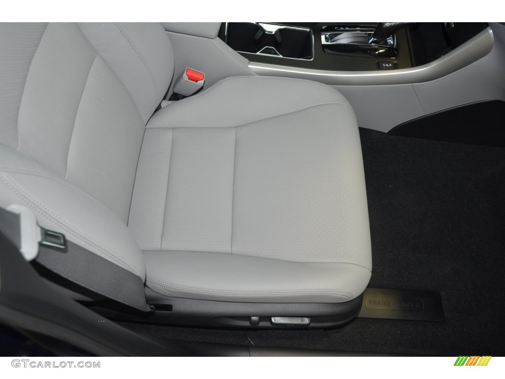 2015 Accord EX-L Sedan - Obsidian Blue Pearl / Gray photo #25
