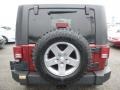 2007 Red Rock Crystal Pearl Jeep Wrangler Rubicon 4x4  photo #4